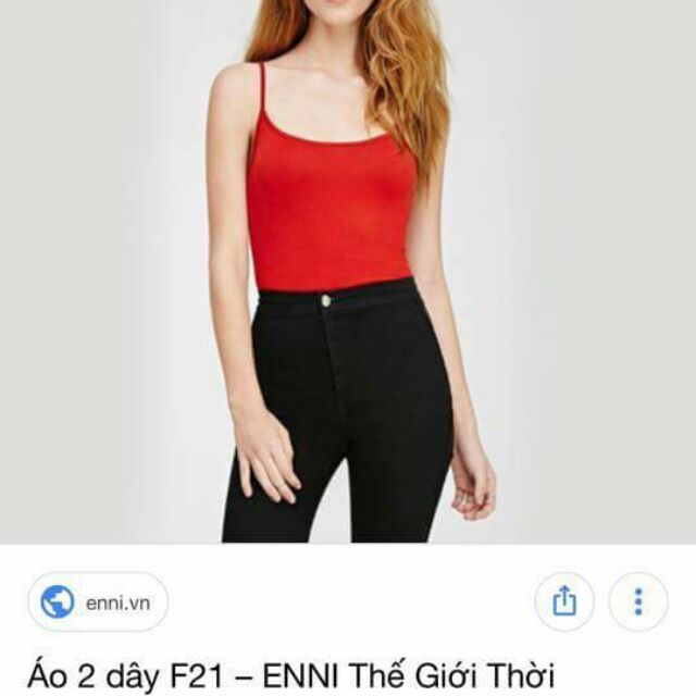 Áo 2 dây f21