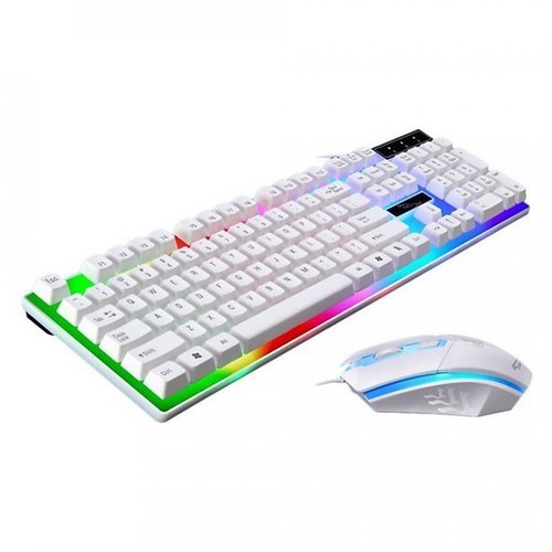 Bàn Phím Giả Cơ G21 Có Đèn Led 7 Màu Cho Các Gaming TẶNG KÈM CHUỘT