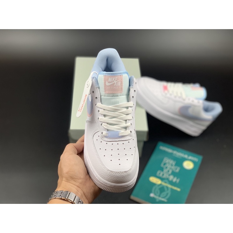 Giày thể thao nữ AF 2 màu xanh hồng  - A20