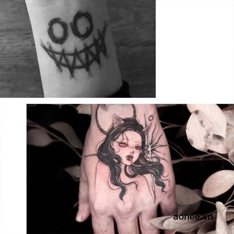 ✨✨Hình Xăm Dán Bán Vĩnh Viễn Lâu Trôi 2 Ngày Độc Đáo