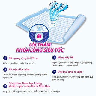 Tấm Đệm Lót Siêu Thấm Caryn (10-20 miếng)