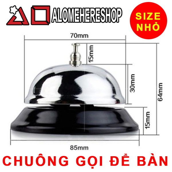 Chuông gọi để bàn checking khách sạn, thông báo, gây chú ý
