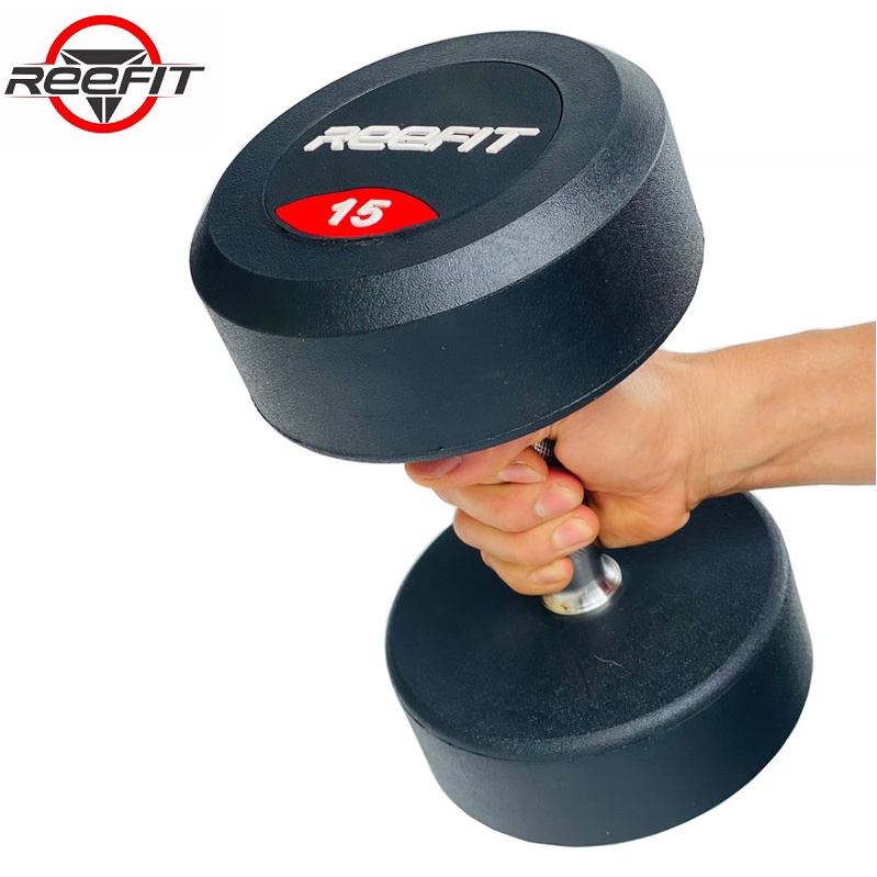 Tạ tay bọc cao su REEFIT 15kg (1 cái)