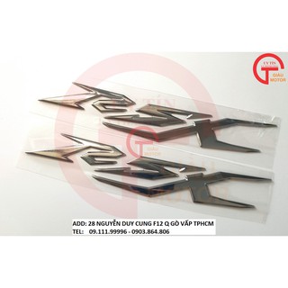 CẶP CHỮ NỔI RSX MÀU BẠC BẰNG DÁN XE HONDA WAVE RSX , DÁN CHẮC CHẮN. CHỐNG NƯỜC