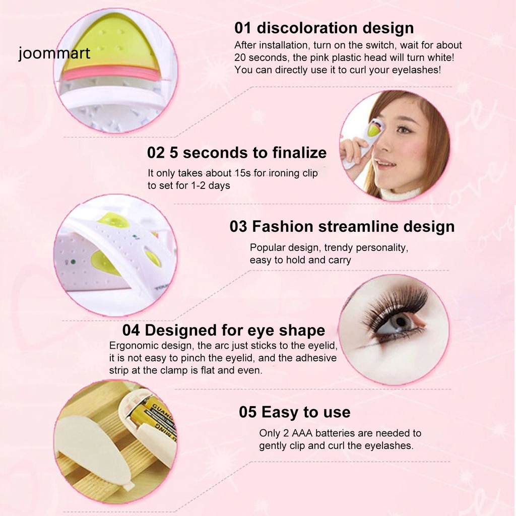 [Hàng mới về] Máy uốn cong lông mi bằng nhiệt thiết kế độc đáo cao cấp tiện lợi | BigBuy360 - bigbuy360.vn