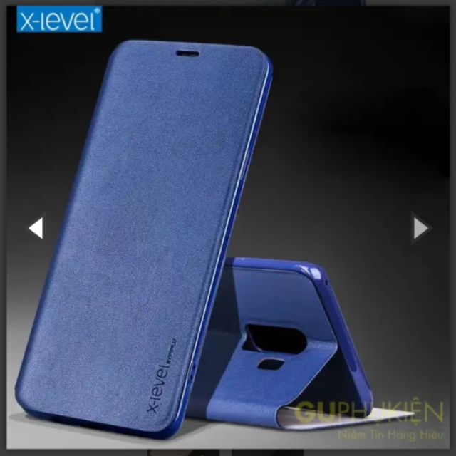 Bao da FIBCOLOR cho Galaxy S9 Plus hiệu X-Level chính hãng