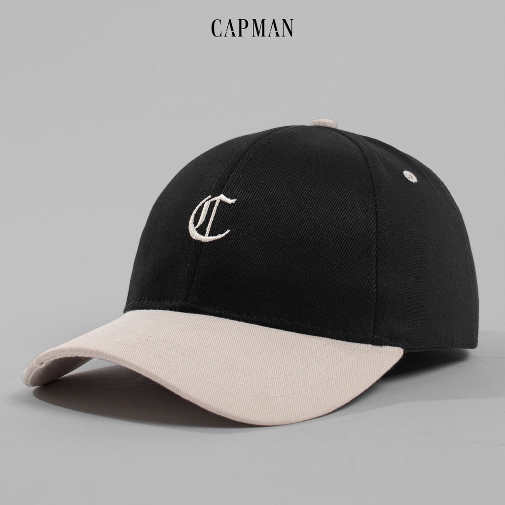 Mũ lưỡi trai chính hãng CAPMAN phom dáng thể thao ôm đầu CM127