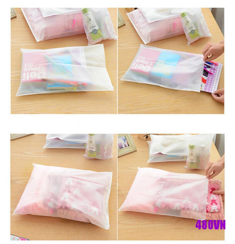1 Túi Đựng Đồ Lót / Vớ Chống Thấm Nước Có Khóa Kéo Dùng Khi Đi Du Lịch