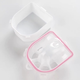 Bát ngâm tay 2 ngăn  tiện lợi thay nước dễ dàng