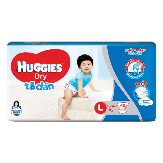 Tã Dán Huggies Đủ Size S(56)/M(48)/L(42)/Xl(34)