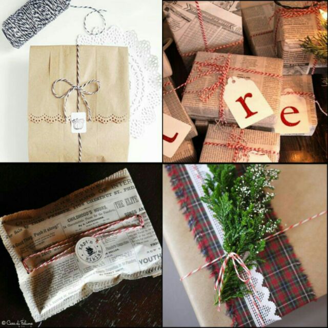 Lẻ 5 mét dây cotton trang trí  Phụ liệu handmade, hộp quà