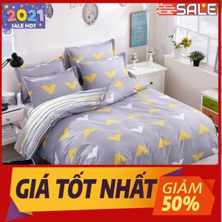 Free ship 99k Vỏ Chăn Lồng Ruột Có Khóa Kéo Mẫu chữ v vàng