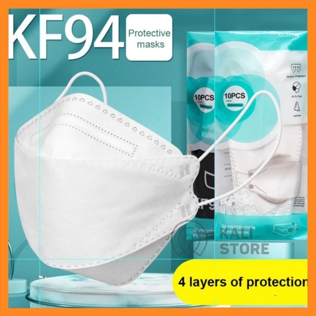 [Combo 10 chiếc] Khẩu Trang Y Tế 3D KF94 Thiết Kế 4 Lớp Kháng Khuẩn Lên Tới 95% Đạt Tiêu Chuẩn Quốc Tế Túi 10 Chiếc | BigBuy360 - bigbuy360.vn