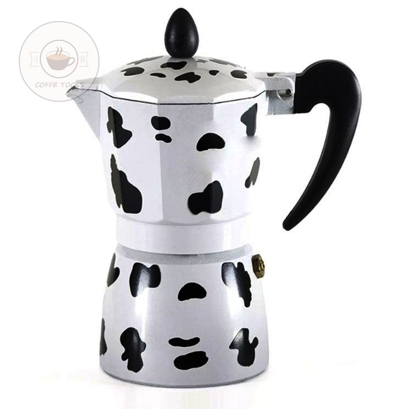 Bình pha cà phê moka pot nhôm hình bát giác cực đẹp màu ngẫu nhiên