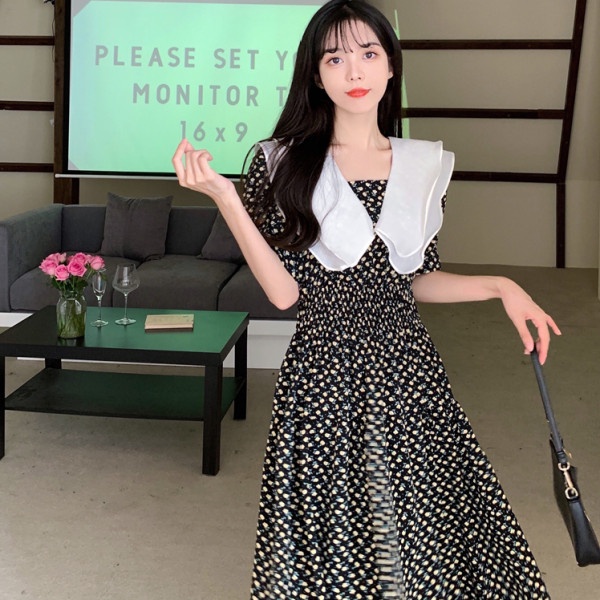 Đầm Hoa Thời Trang Mùa Hè Hàn Quốc Dành Cho Nữ