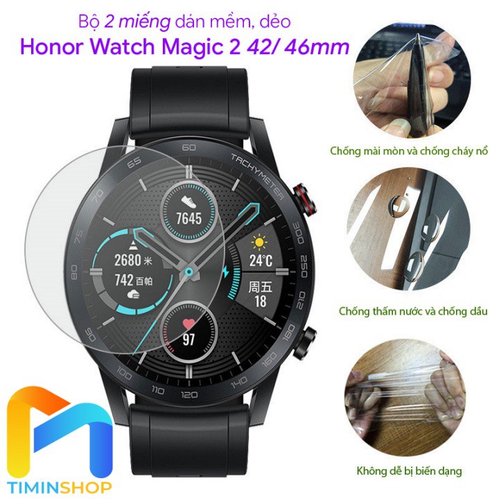 [2 miếng] Dán Honor Magic Watch 2 42/ 46mm