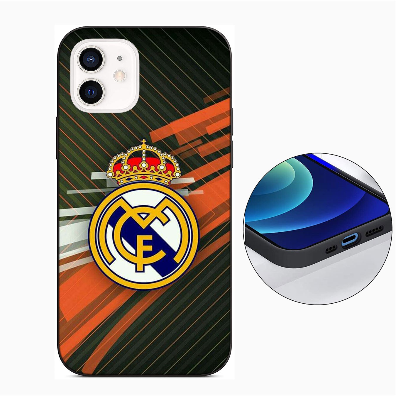 Ốp Điện Thoại Silicon Mềm Hình Logo Real Madrid Cho Oppo Realme C2 C3 C11 6i 6 5 5s 5i 3 Pro Realmec3 Realmec2