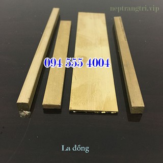 NẸP MẪU 10CM - NẸP ĐỒNG TRANG TRÍ, LA ĐỒNG, LẬP LÀ ĐỒNG, THANH LA ĐỒNG, NẸP ĐỒNG THAU