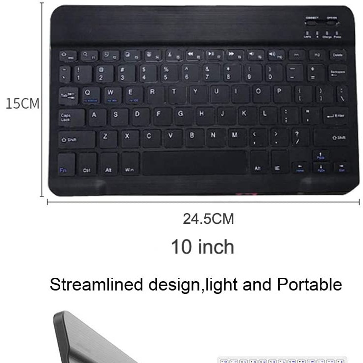 Bàn phím máy tính không dây bluetooth thích hợp cho iPad Mini Air Pro Android iOS