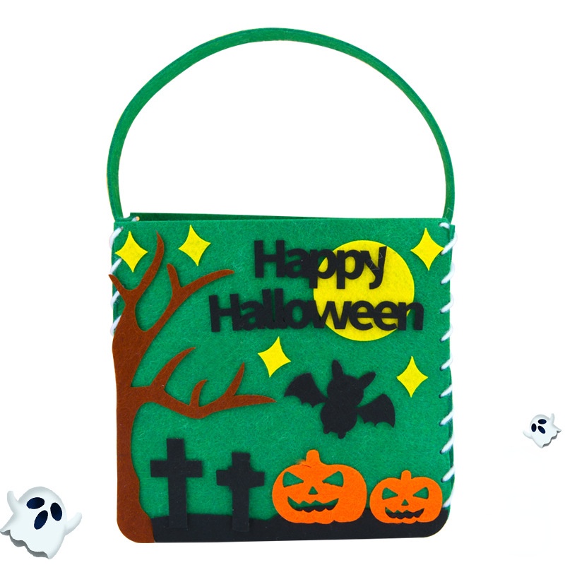 Túi Đựng Kẹo Halloween Cho Bé Bằng Vải Không Dệt