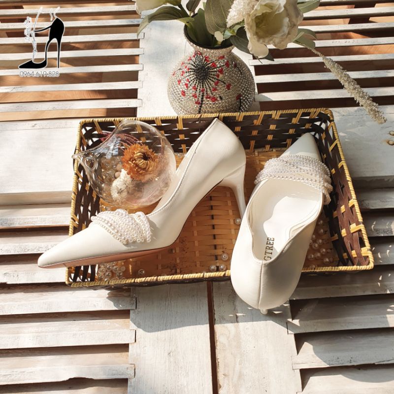 Giày Cưới Cô Dâu Vintage- Hình Ảnh Thực Tế L'Tây