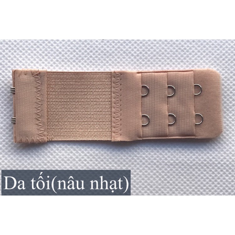 Miếng nối dài lưng áo ngực loại 2 móc, 3 hàng cao cấp loại mới, móc không rỉ, co giãn tốt AL018