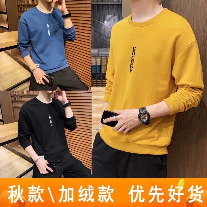 Áo Thun Adidas Tay Dài Cổ Tròn Lót Nhung Dày Dặn Thời Trang Thu Đông Cho Nam