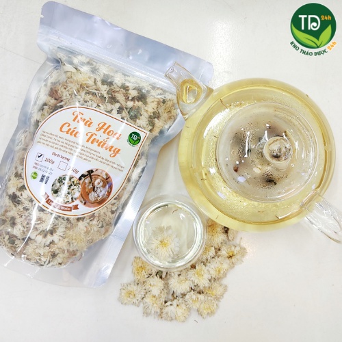 [Hàng Loại 1] Trà Hoa Cúc Trắng (Bạch Cúc) dùng pha trà, an thần, ngủ ngon, ổn định huyết áp, thanh nhiệt, giải độc