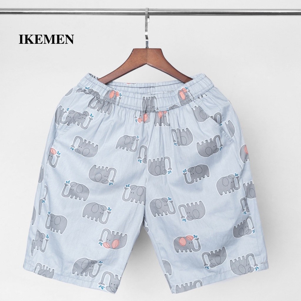Quần đùi nam mặc nhà Ikemen cartoon, Quần short đi biển(SBD59)