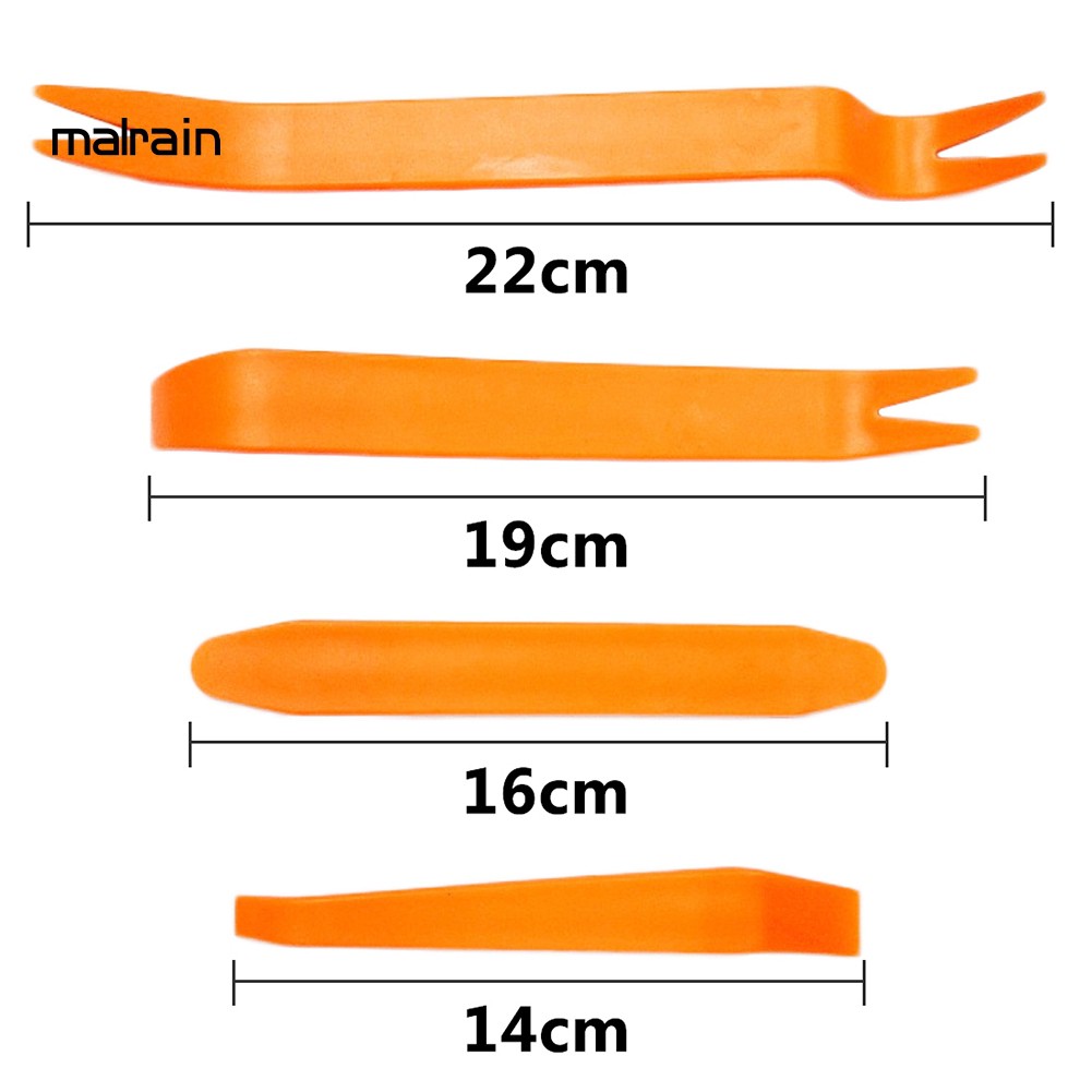 Set 4 dụng cụ hỗ trợ tháo lắp phụ tùng bên trong xe ô tô