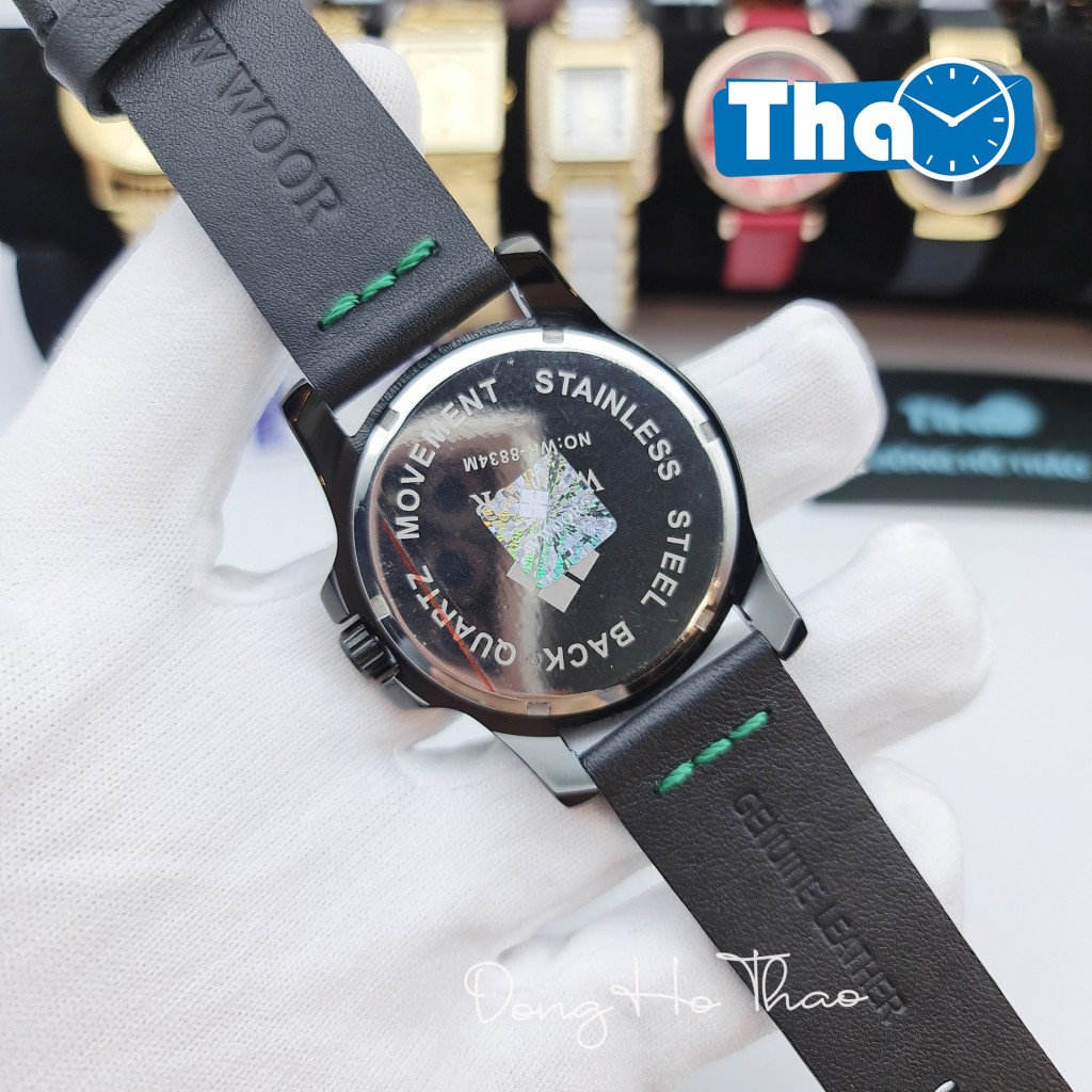 Đồng Hồ Nam Dây Da Wwoor 8834 Nam Tính Hấp Dẫn