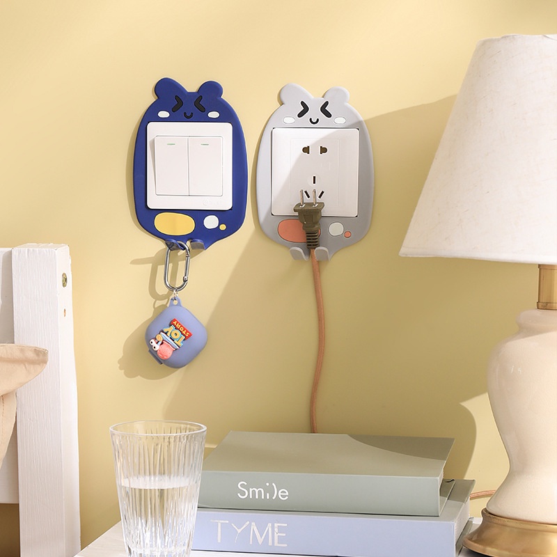 Móc Dán Tường Trang Trí Công Tắc Đèn Kiểu Hoạt Hình Dễ Thương