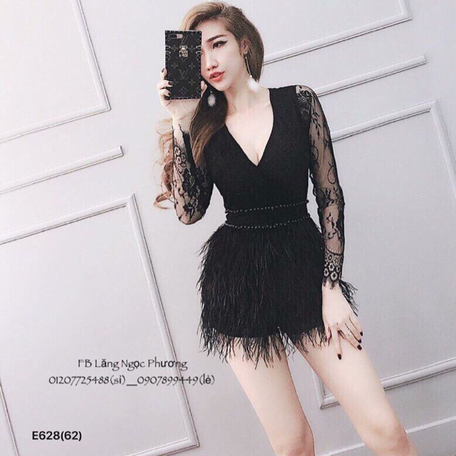 Jumpsuit giả đầm 