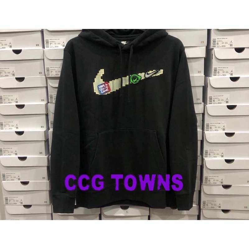 Áo Hoodie Nike Have A Good Game thêu logo Nike đính huy hiệu