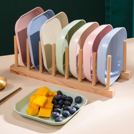 set đĩa lúa mạch