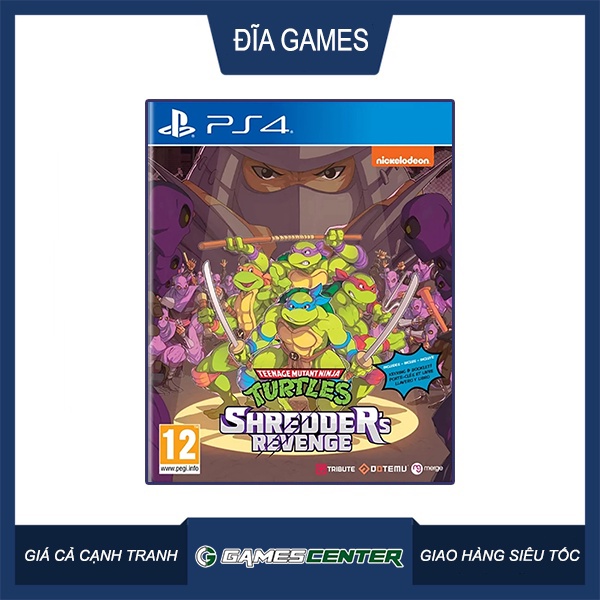 Đĩa game PS4 Teenage Mutant Ninja Turtles Shredder's Revenge