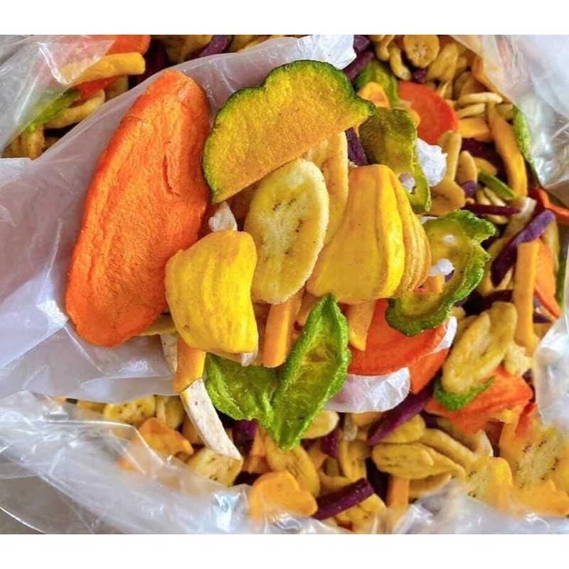 500GR HOA QUẢ SẤY THẬP CẨM NGUYÊN CÁNH ĐÀ LẠT GIÒN XỐP