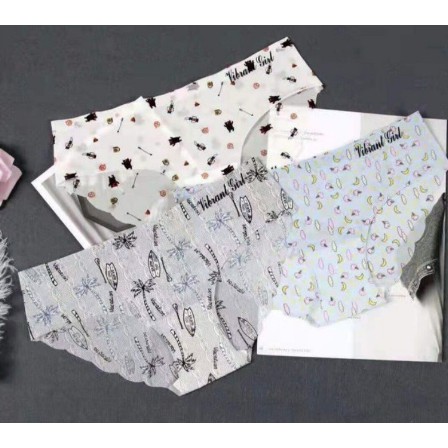 SET 3 Quần Lót Nữ Su Đúc Điều Hòa Thun Lạnh Không Đường May Mát Lạnh Không Viền Sexy LOTNU08