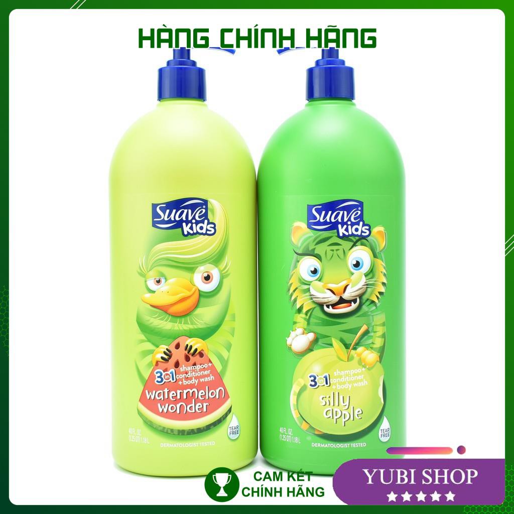 Sữa Tắm - Gội - Xả Suave Kids Chính Hãng - Mỹ - Sữa Tắm - Gội - Xả Suave Kids 3 In 1 (1.18l)  - Hot