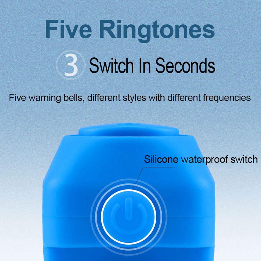 Chuông Điện Mini Bằng Silica Gel Gắn Tay Lái Xe Đạp