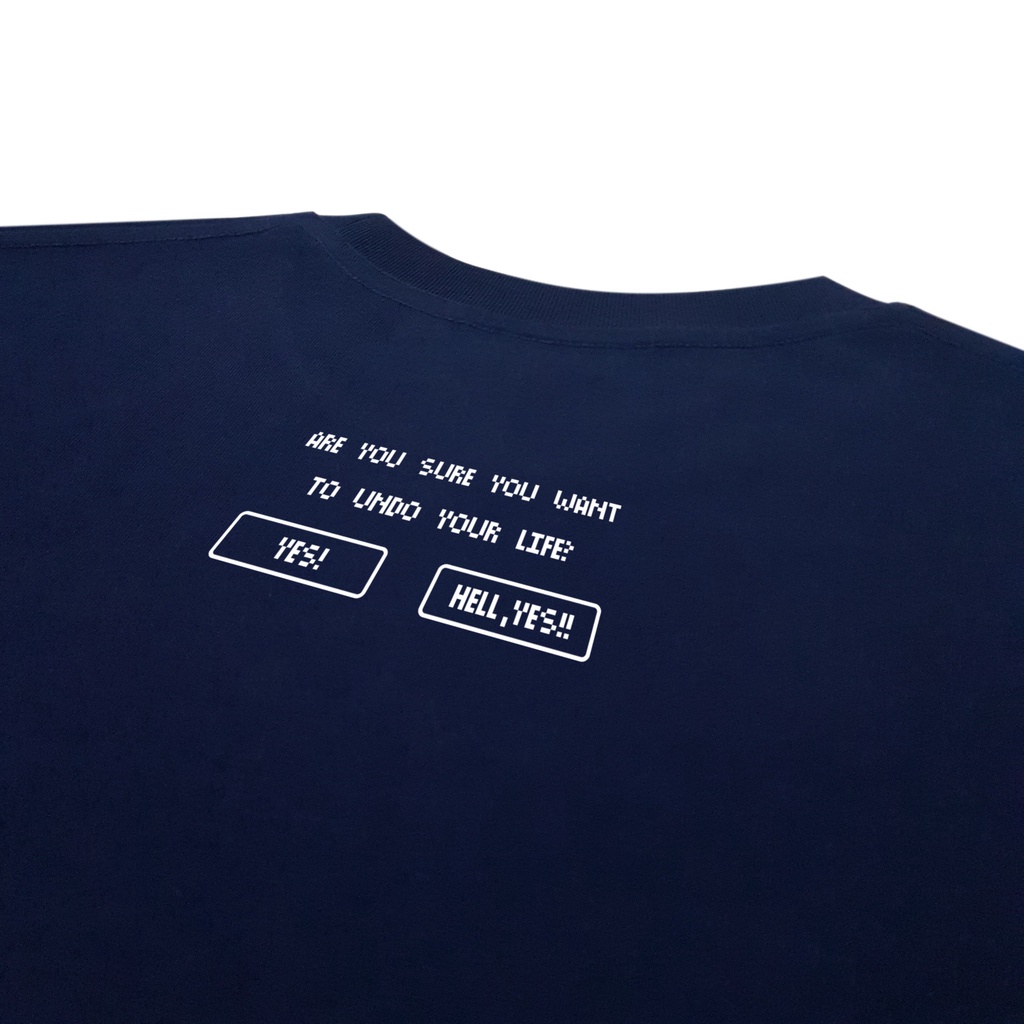 Áo Thun Unisex Undo Data Màu Xanh Navy 100% Premium Cotton - Local Brand Chính Hãng