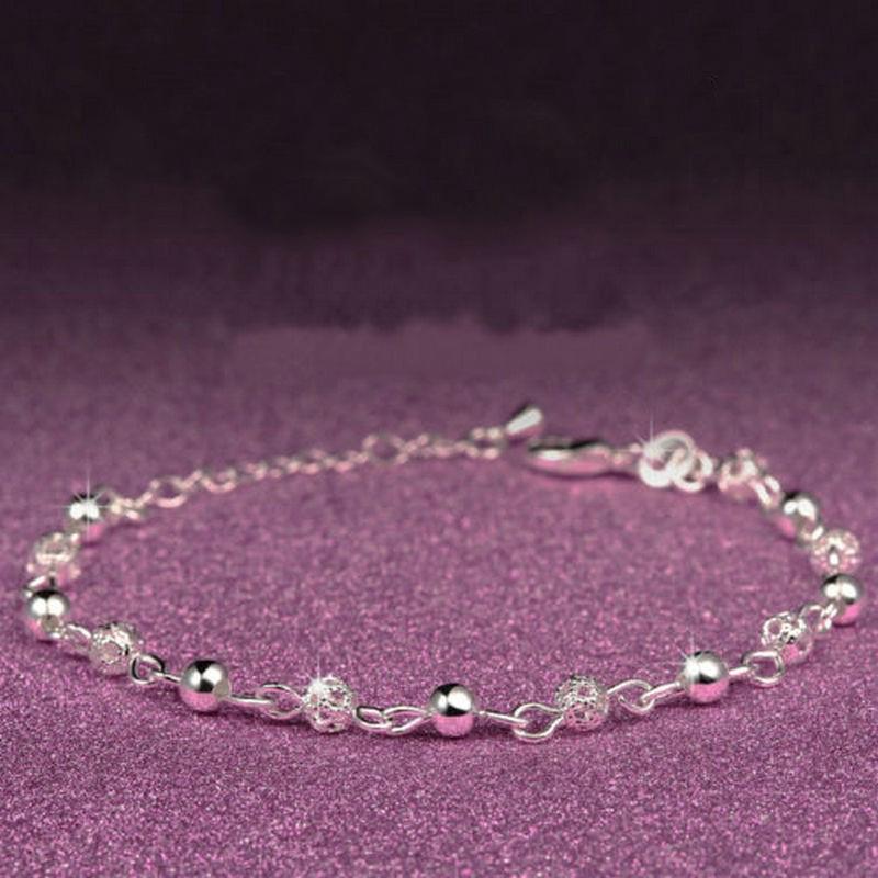 Vòng tay / lắc tay nữ mạ vàng đính hạt charm