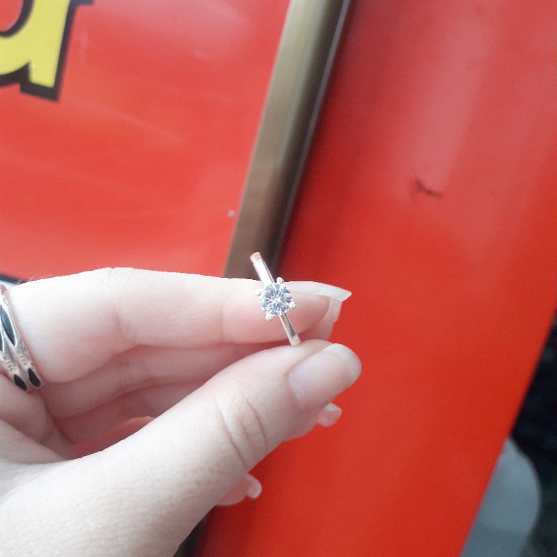 Nhẫn đá 1 hột bạc 925🌼YN JEWELRY