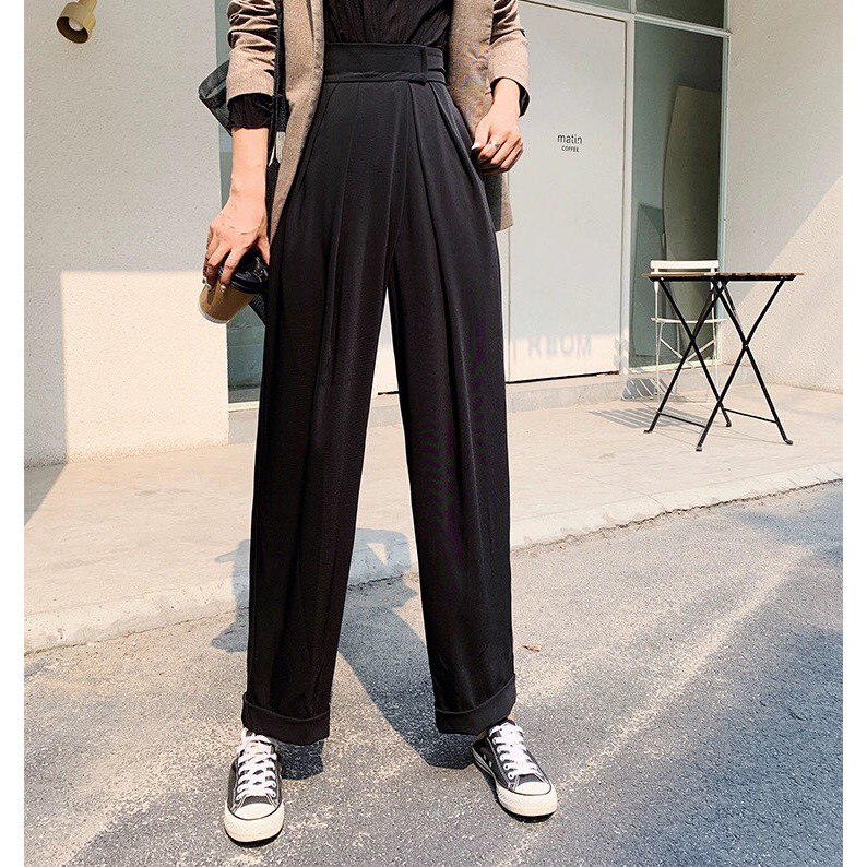 [ FREESHIP ] QUẦN BAGGY NỮ ĐAI DÁN CÁ TÍNH | BigBuy360 - bigbuy360.vn