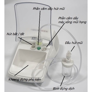 Máy xông hút mũi họng Rossmax (tặng kèm 1 máy đo huyết áp Arm Style)