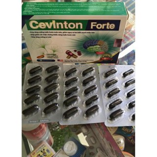Tăng cường lưu thông máu và bổ não Cevinton fortehộp 30 viên