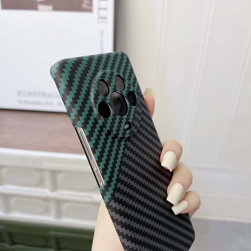 Ốp Lưng Sợi Cacbon Xước Bảo Vệ Cho Điện Thoại OPPO Find X6 / Pro