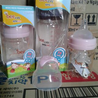 Bình sữa cổ rộng bee bee 120ml 240ml