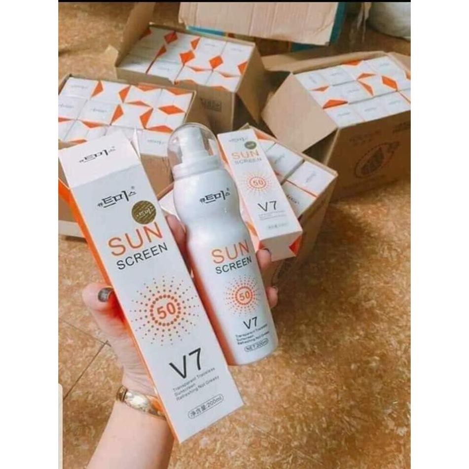 Xịt chống nắng V7 SUN SCREEN SPF50 PA+++