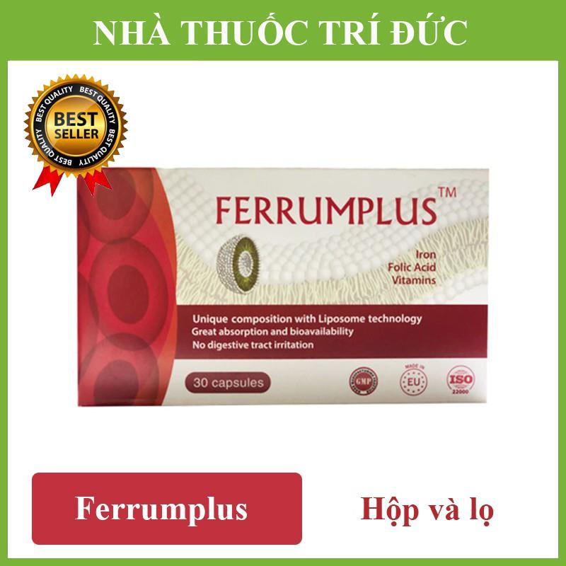 Sắt bầu không tanh không táo bón Ferrumplus - Lọ và vỉ